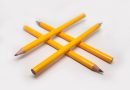 Co to jest hasztag? - ołówków ustawione w kształt #
