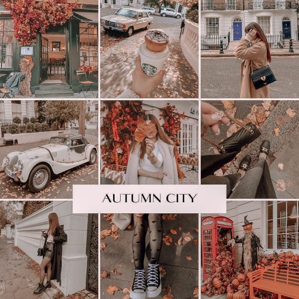 Preset Autumn City jesienny - po